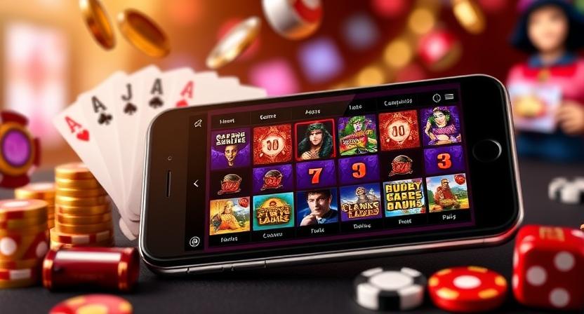 E2BAT mobile casino app interface