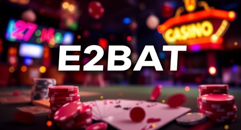 Variety of slot machines available on E2BAT