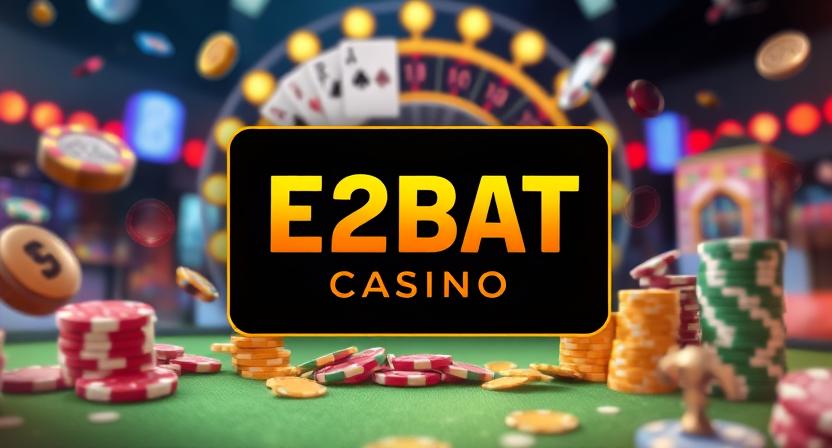 Live dealer streaming tables on E2BAT casino